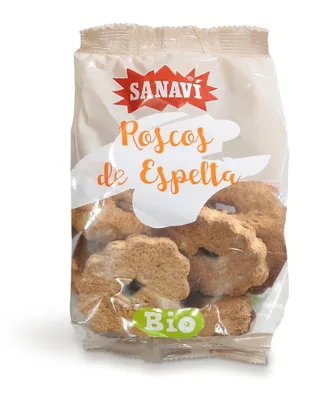 ROSCOS ESPELTA Y NARANJA BIO 150 GRS BOLSA - SANAVI (ALIMENTACION NATURAL)