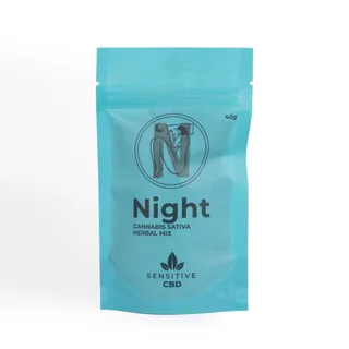 INFUSION NIGTH 40 GR BOLSA - SENSITIVE CBD (FLORES)