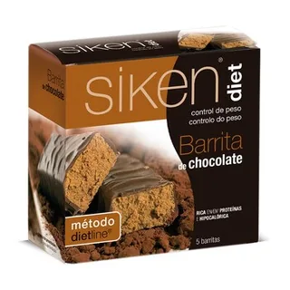 BARRITA DE CHOCOLATE 36 GRS X5 CAJA - SIKEN (DIETAS)