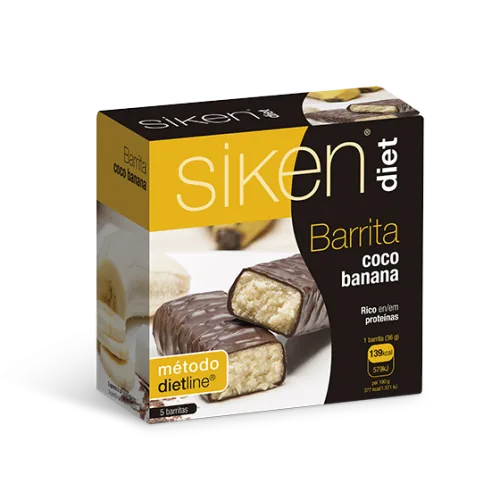 BARRITA DE COCO Y BANANA 36 GRS X5 CAJA