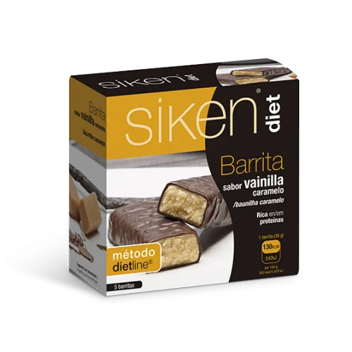 BARRITA DE VAINILLA Y CARAMELO 36 GRS X5 CAJA