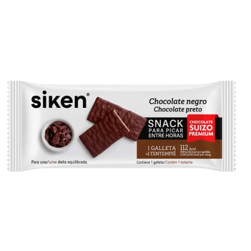 BARRITA (GALLETA) CHOCO NEGRO SUIZO 22 GRS. SIKENF 25 GRS