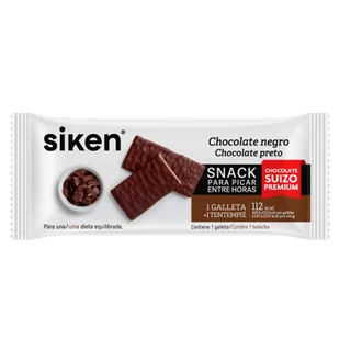 BARRITA (GALLETA) CHOCO NEGRO SUIZO 22 GRS. SIKENFORM 25 GRS - SIKEN (DIETAS)
