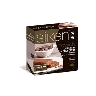 SANDWICH DE CHOCOLATE 20 GR CAJA - SIKEN (DIETAS)