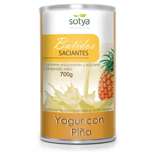 BATIDO SACIANTE DE PIÑA - YOGURT 700 GRS POLVO