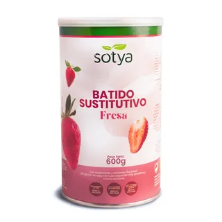 BATIDO SUSTITUTIVO DE FRESA 600 GRS POLVO - SOTYA (COMP.ALIMENTICIO)