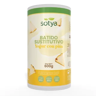 BATIDO SUSTITUTIVO DE PIÑA - YOGURT 600 GRS POLVO - SOTYA (COMP.ALIMENTICIO)
