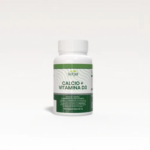 CALCIO + VIT.D3 MASTICABLE 1 G X100 COMPRIMIDOS