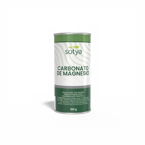 CARBONATO DE MAGNESIO NATURAL 180 GRS POLVO