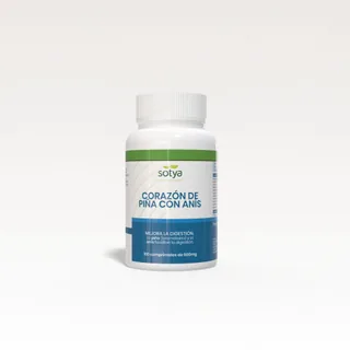 CORAZON DE PIÑA CON ANIS 600 MG X100 COMPRIMIDOS - SOTYA (COMP.ALIMENTICIO)