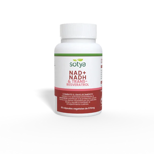 NAD+ & TRANS-RESVERATROL 570 MG X60 CAPSULAS