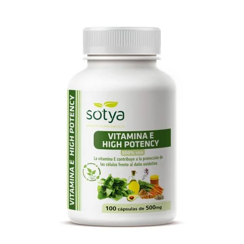 VITAMINA E HIGH POTENCY 500 MG X100 CAPSULAS