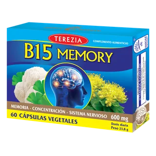 B15 MEMORY 600 MG X60 CAPSULAS - TEREZIA (COMPLEMENTO ALIMENTICIO)