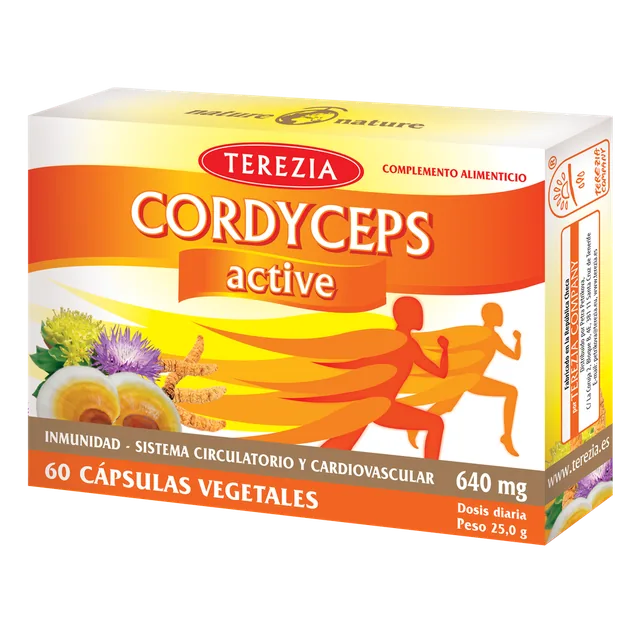 CORDYCEPS ACTIVE 640 MG X60 CAPSULAS