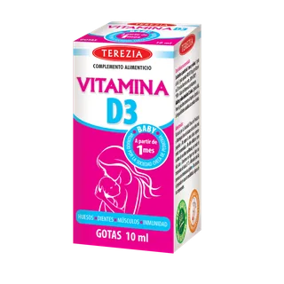VITAMINA D3 10 ML GOTERO - TEREZIA (COMPLEMENTO ALIMENTICIO)