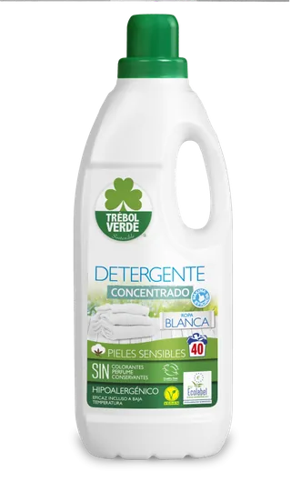 DETERGENTE DE ROPA BLANCA ECO 2 LT BOTELLA - TREBOL VERDE (LIMPIEZA ECO)