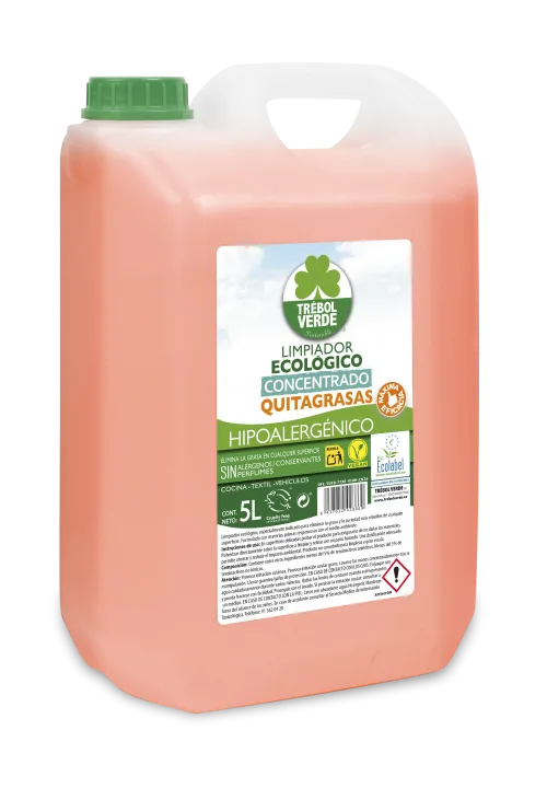 LIMPIADOR QUITAGRASAS ECO 5 LT GARRAFA
