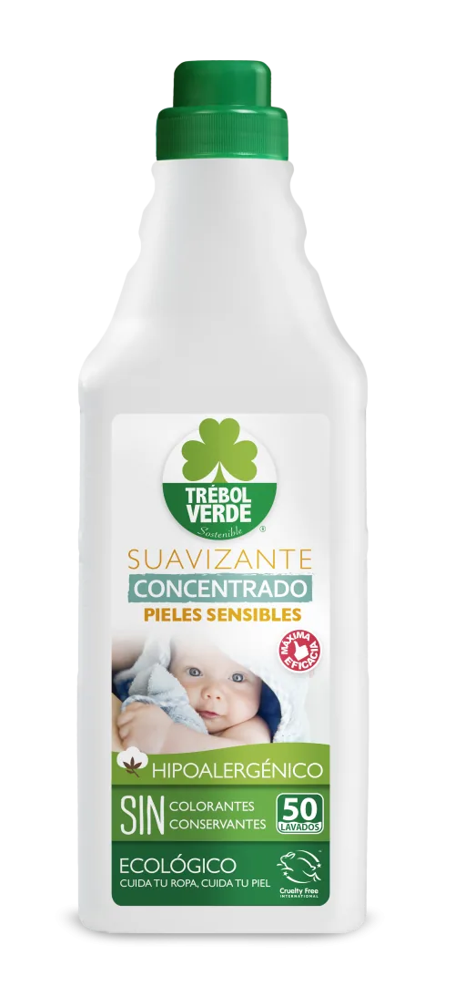 SUAVIZANTE PARA PIELES SENSIBLES ECO 1 LT BOTELLA