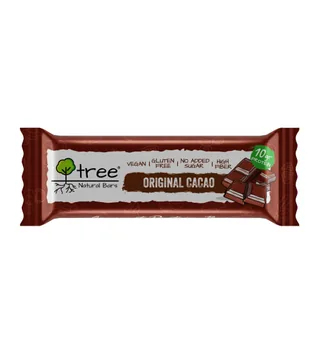 BARRITA ORIGINAL CACAO 50 GRS - TREE NATURAL BARS (BARR.VEGA)