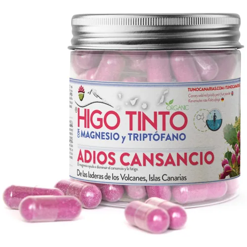 CAPS. DE HIGO TINTO CON MAGNESIO Y TRIPTOFANO 90 GRS X90 TARRO