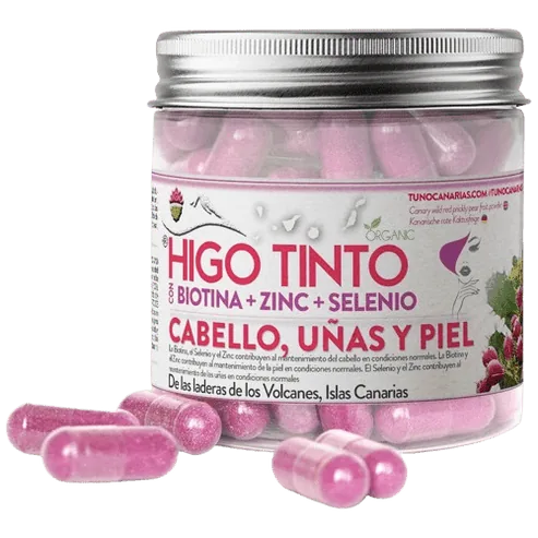 CAPS.HIGO TINTO CON BIOTINA  + ZINC + SELENIO 90 GRS X90 CAPSULAS