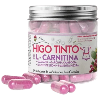 CAPS.HIGO TINTO + L-CARNITINA + GUARANA + GARCINIA 90 GRS X90 CAPSULAS - TUNO CANARIO