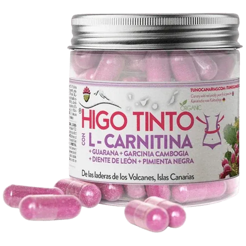 CAPS.HIGO TINTO + L-CARNITINA + GUARANA + GARCINIA 90 GRS X90 CAPSULAS