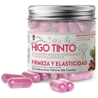 HIGO TINTO CON COLAGENO Y ACIDO HIALURONICO 90 GRS X90 CAPSULAS - TUNO CANARIO