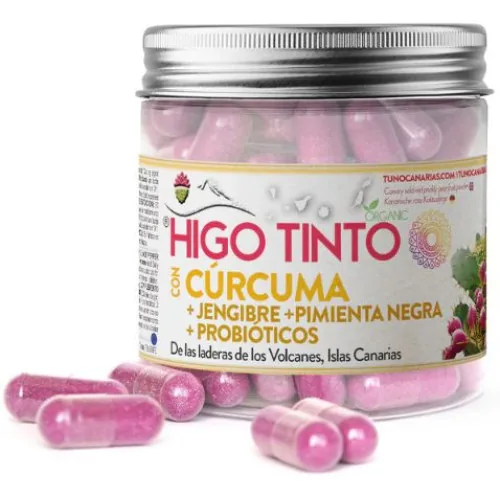 HIGO TINTO CON CURCURMA+JENGIBRE+P.NEGRA+PROBIOTICOS 1072 MG X90 CAPSULAS
