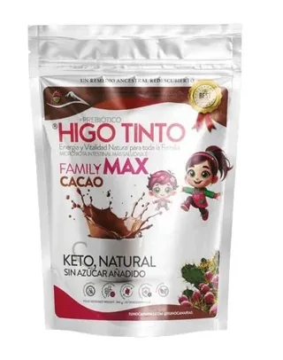 HIGO TINTO FAMILY MAX CACAO 300 G POLVO - TUNO CANARIO
