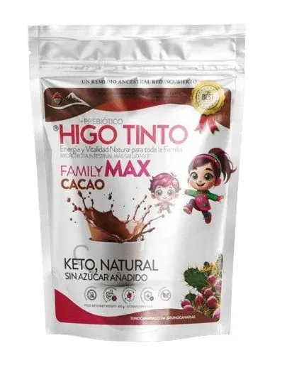 HIGO TINTO FAMILY MAX CACAO 300 G POLVO