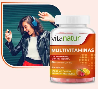 GUMMIES MULTIVITAMINAS 60/U VITANATUR 1 BOTE - VITANATUR