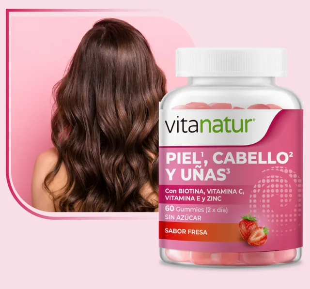 GUMMIES PIEL, CABELLO, UÑAS 60/U VITANATUR 1 BOTE