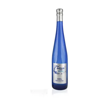 AGUA DE MAR HIPERTÓNICA EN VIDRIO COBALTO 750 BOTELLA COBALTO - VIZMARAQUA AGUA DE MAR