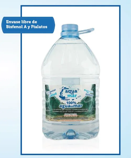 AGUA DE MAR PET 5 L GARRAFA